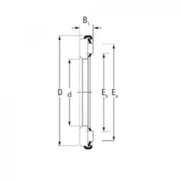 needle roller thrust bearing catalog AX 12 170 215 Timken