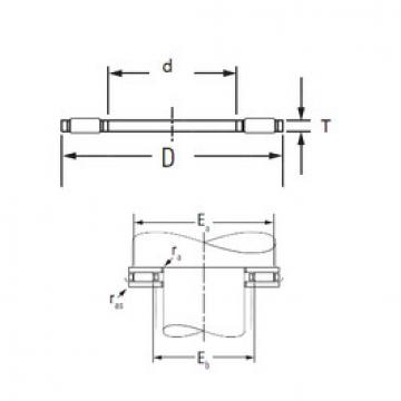 needle roller thrust bearing catalog AXK0821TN Timken