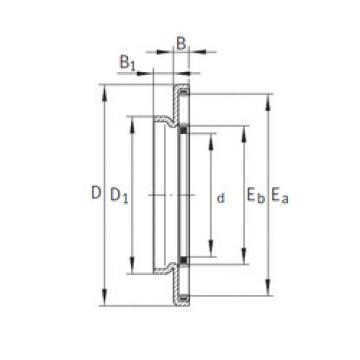 needle roller thrust bearing catalog AXW10 INA