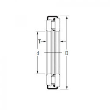 needle roller thrust bearing catalog AXZ 8 30 48 Timken