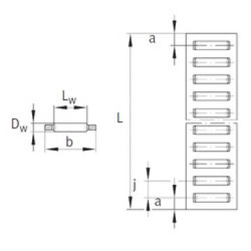 needle roller thrust bearing catalog BF5032 INA