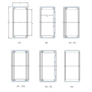 needle roller thrust bearing catalog BK1012 SKF