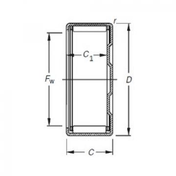 needle roller thrust bearing catalog BK0912 Timken