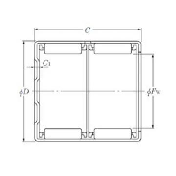 needle roller thrust bearing catalog BK2538ZWD NTN