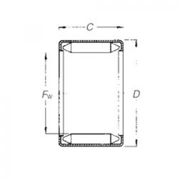 needle roller thrust bearing catalog DL 17 12 Timken