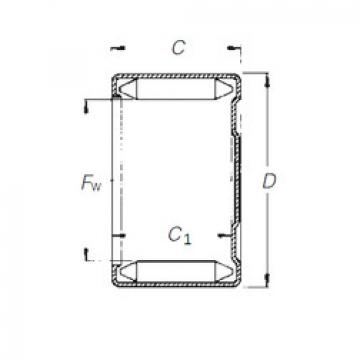 needle roller thrust bearing catalog DLF 10 12 Timken