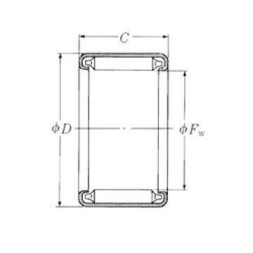 needle roller bearing sleeve NFH-222A NSK