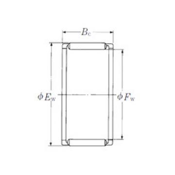 needle roller thrust bearing catalog FWF-10511330 NSK