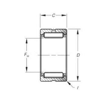 needle roller thrust bearing catalog HJ-142212 Timken