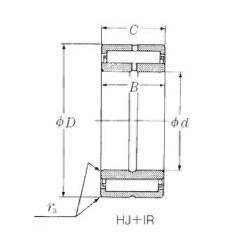 needle roller thrust bearing catalog HJ-202820+IR-162020 NSK