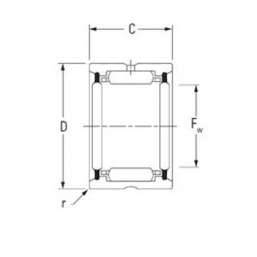 needle roller thrust bearing catalog HJ-162416,2RS KOYO