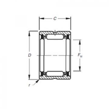 needle roller thrust bearing catalog HJ-101816,2RS Timken