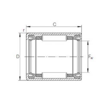 needle roller thrust bearing catalog HK 0814.2RS FPM DK B INA