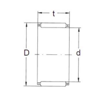 needle roller bearing sleeve K35X40X17 FBJ