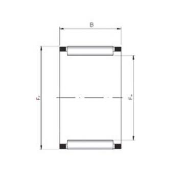 needle roller bearing sleeve KZK18X24X13 ISO