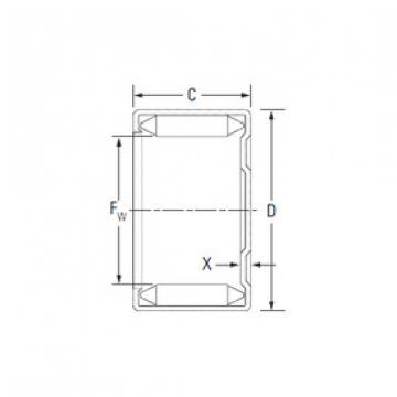 needle roller bearing sleeve M-22161 KOYO