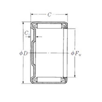 needle roller bearing sleeve MF-2210 NSK