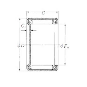 needle roller bearing sleeve MF-59 NSK