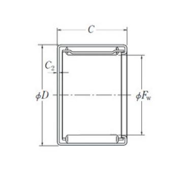 needle roller bearing sleeve MFJ-2212 NSK