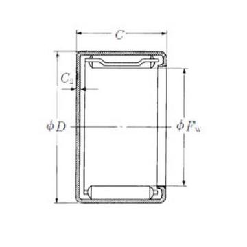 needle roller bearing sleeve MFJ-3016L NSK