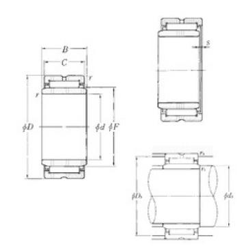 needle roller bearing sleeve MR10412848+MI-8810448 NTN