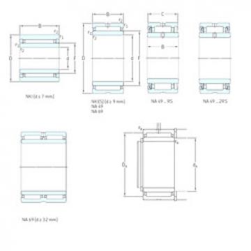 needle roller bearing sleeve NA4834 SKF