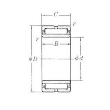 needle roller bearing sleeve NA4824 NSK