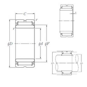 needle roller bearing sleeve NA4832 NTN