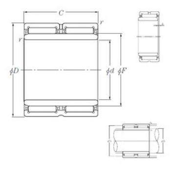 needle roller bearing sleeve NA6908R NTN