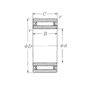 needle roller bearing sleeve NAF152813 NSK