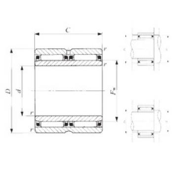 needle roller bearing sleeve NAFW 173532 IKO