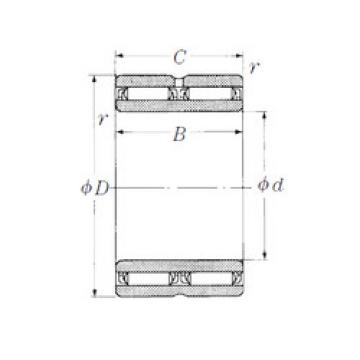 needle roller bearing sleeve NAFW173026 NSK