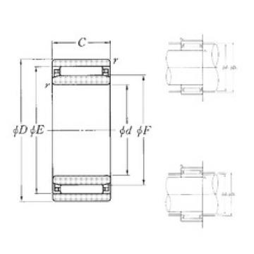 needle roller bearing sleeve NAO-10×22×13 NTN