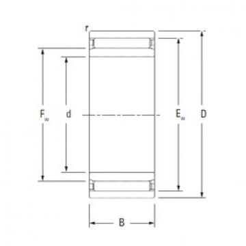 needle roller bearing sleeve NAO10X22X13 KOYO