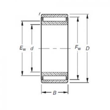 needle roller bearing sleeve NAO30X47X32 Timken