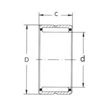 needle roller bearing sleeve NK12/16 FBJ