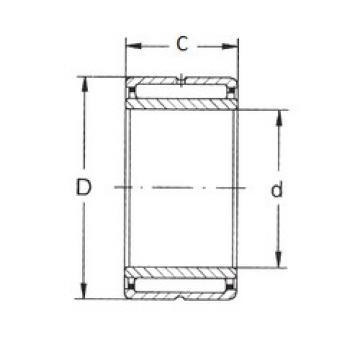 needle roller bearing sleeve NKI 110/44 FBJ