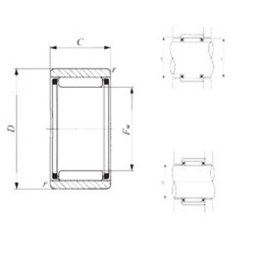 Needle Roller Bearing Manufacture RNAF 142213 IKO