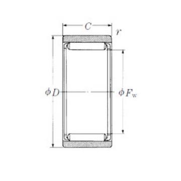 Needle Roller Bearing Manufacture RNAF354716 NSK