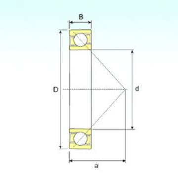 angular contact ball bearing installation 7303 B ISB