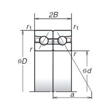 angular contact ball bearing installation 80BAR10S NSK