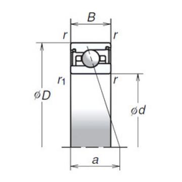 angular contact ball bearing installation 80BER29SV1V NSK