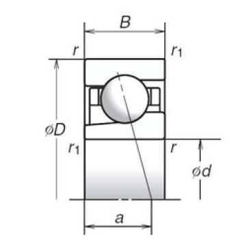 angular contact ball bearing installation 7BGR10X NSK