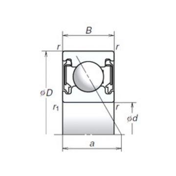 angular contact ball bearing installation 8BSA10T1X NSK