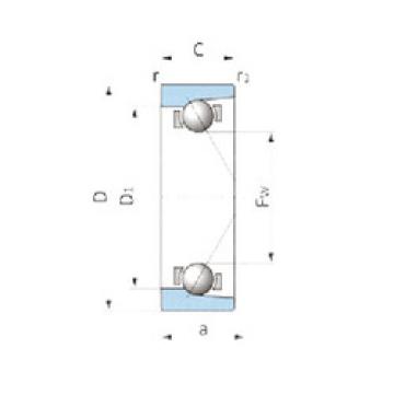 angular contact ball bearing installation ASA1742 IJK