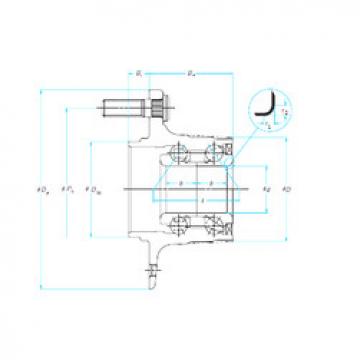 angular contact thrust bearings 33BWK02S NSK