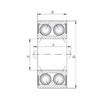 angular contact thrust bearings 3003-2RS CX