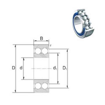 angular contact ball bearing installation S3201-2RS ZEN