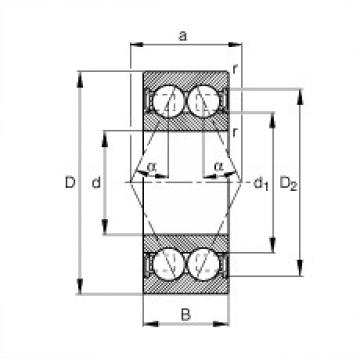 angular contact thrust bearings 30/5-B-2RSR-TVH FAG