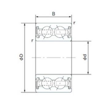 angular contact thrust bearings 30BG05S16G-2DL NACHI